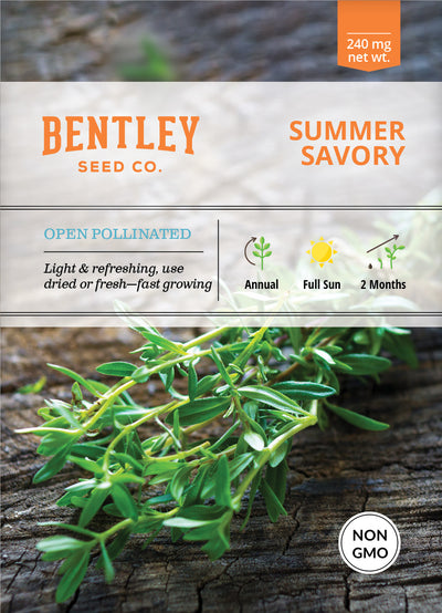 Summer Savory Seed Packets garden seeds