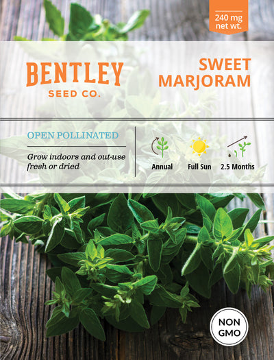 Sweet Marjoram Seed Packets garden seeds