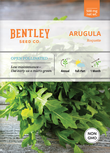 Arugula, Roquette Seed Packets