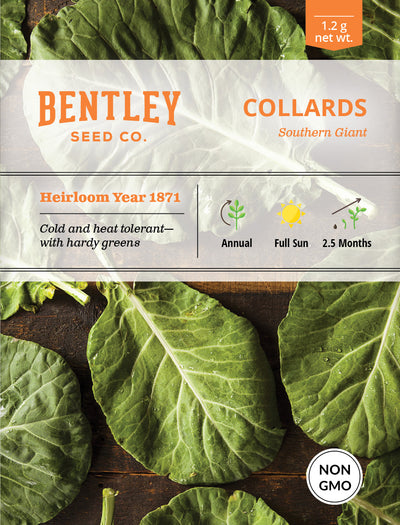 Collards, Southern Giant Seed Packets garden seeds