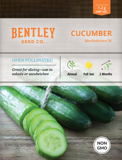 Cucumber, Marketmore 76 Seed Packets flower seeds