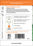 Kale, Dwarf Siberian Seed Packets