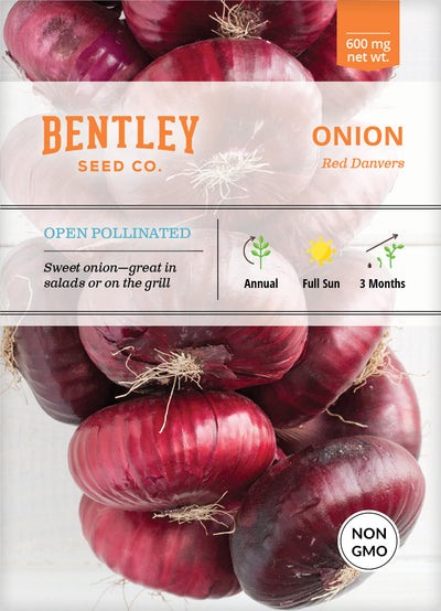 Onion, Red Danvers Seed Packets flower seeds