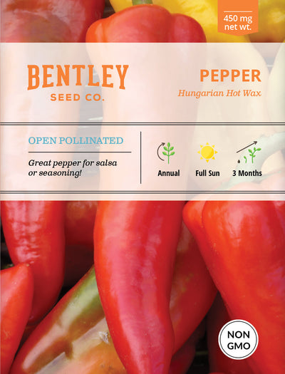 Pepper, Hungarian Hot Wax Seed Packets seed packet