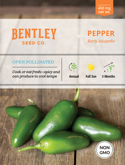 Pepper, Jalapeño E Seed Packets flower seeds