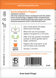 Pepper, Jalapeño E Seed Packets