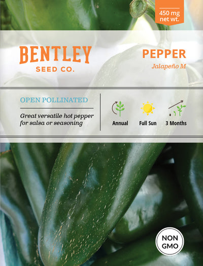 Pepper, Jalapeño M Seed Packets garden seeds