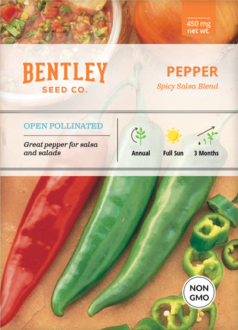 Pepper, Spicy Salsa Blend Seed Packets
