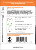 Pumpkin, Small Sugar Seed Packets