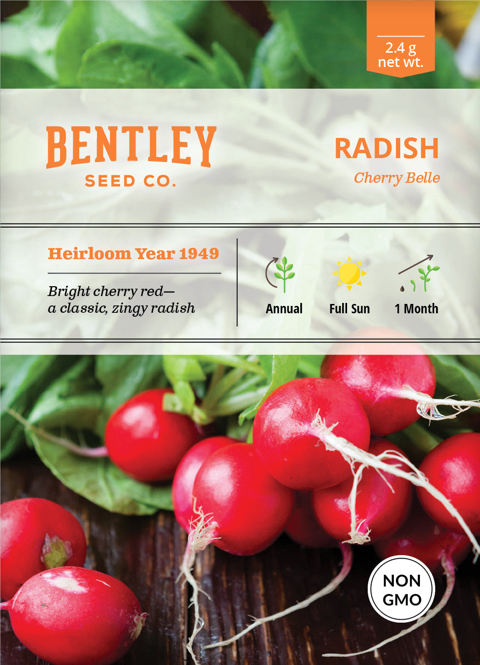 Radish, Cherry Belle Seed Packets flower seeds