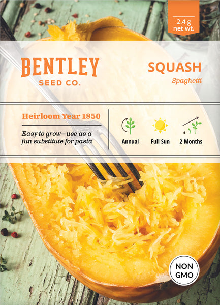 Squash, Spaghetti Seed Packets