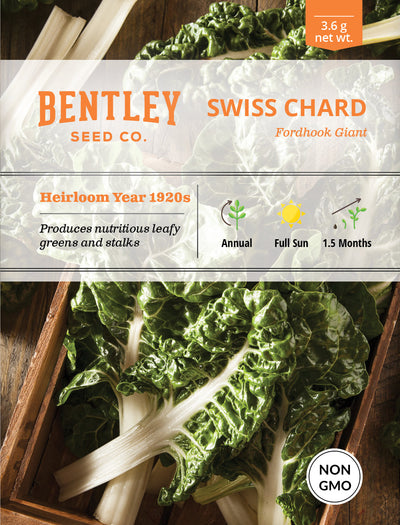 Swiss Chard, Fordhook Giant Seed Packets flower seeds