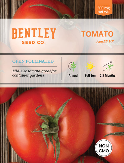 Tomato, Ace 55 Seed Packets seed packet