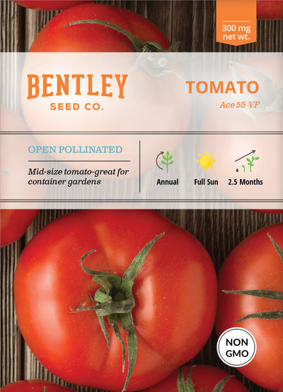 Tomato, Ace 55 Seed Packets seed packet