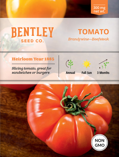 Tomato, Brandywine Seed Packets garden seeds