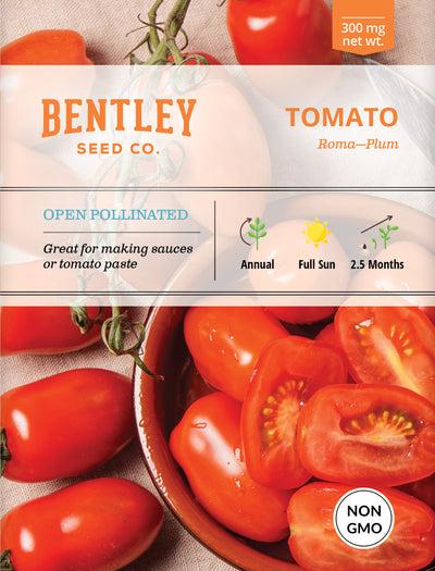 Tomato, Roma Seed Packets garden seeds