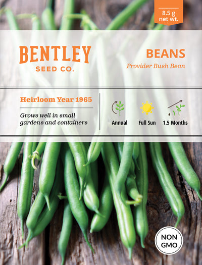 Beans, Provider Bush Bean Seed Packets seed packet