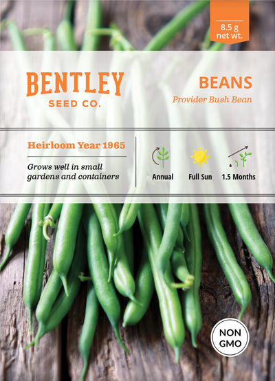 Beans, Provider Bush Bean Seed Packets seed packet