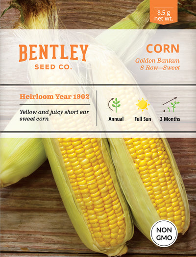 Corn, Golden Bantam Seed Packets seed packet