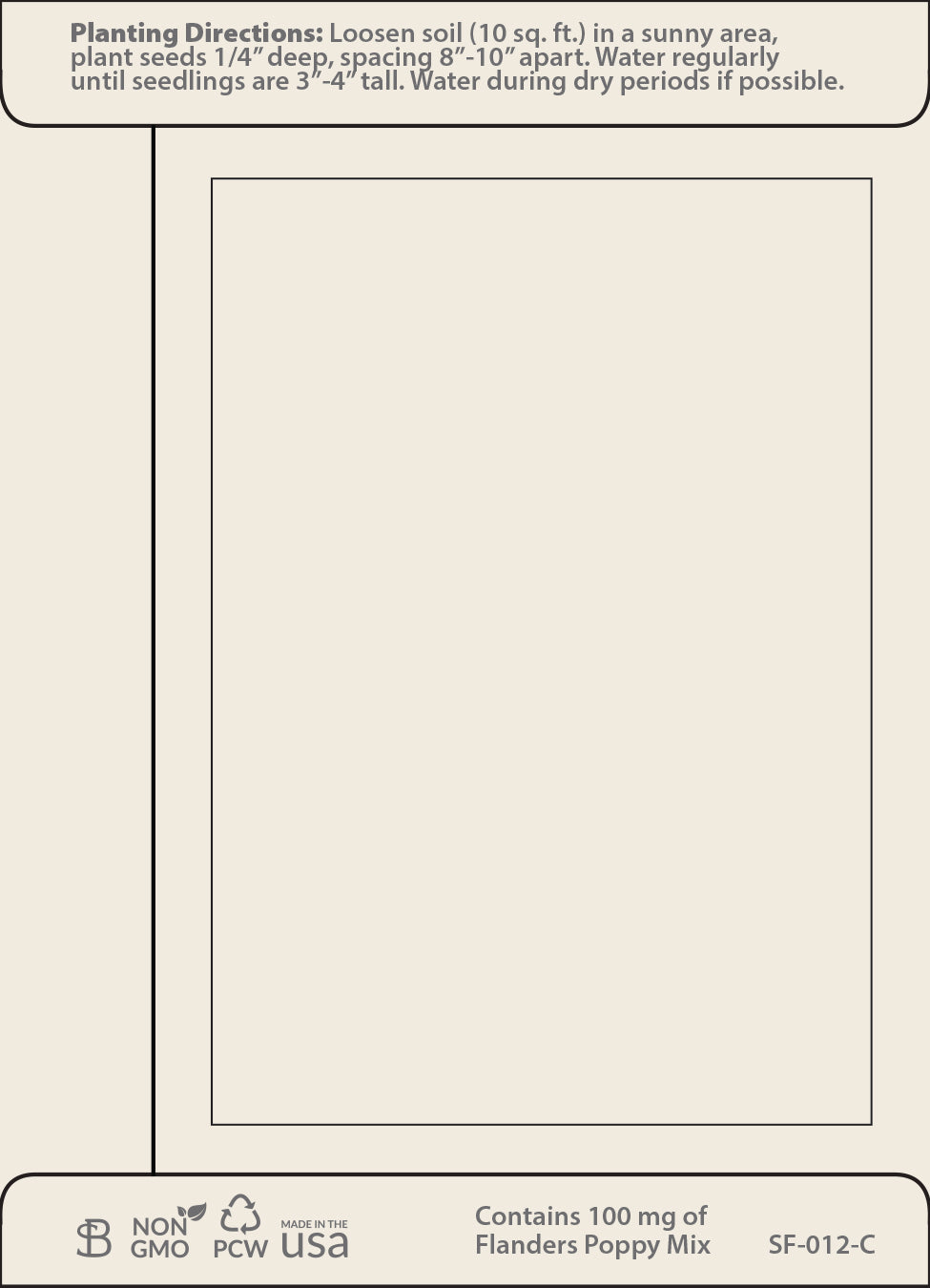 Mr. & Mrs. Custom Wedding Poppy Seeds