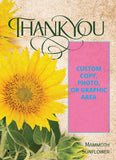 Custom Seed Packets - Thank You - Mammoth Sunflower - Bentley Seeds