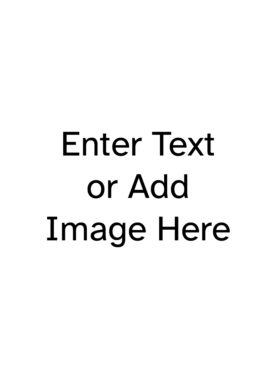 Blank White seed packet with a customizable label area on the front displaying placeholder text ‘Enter Text or Add Image Here.’