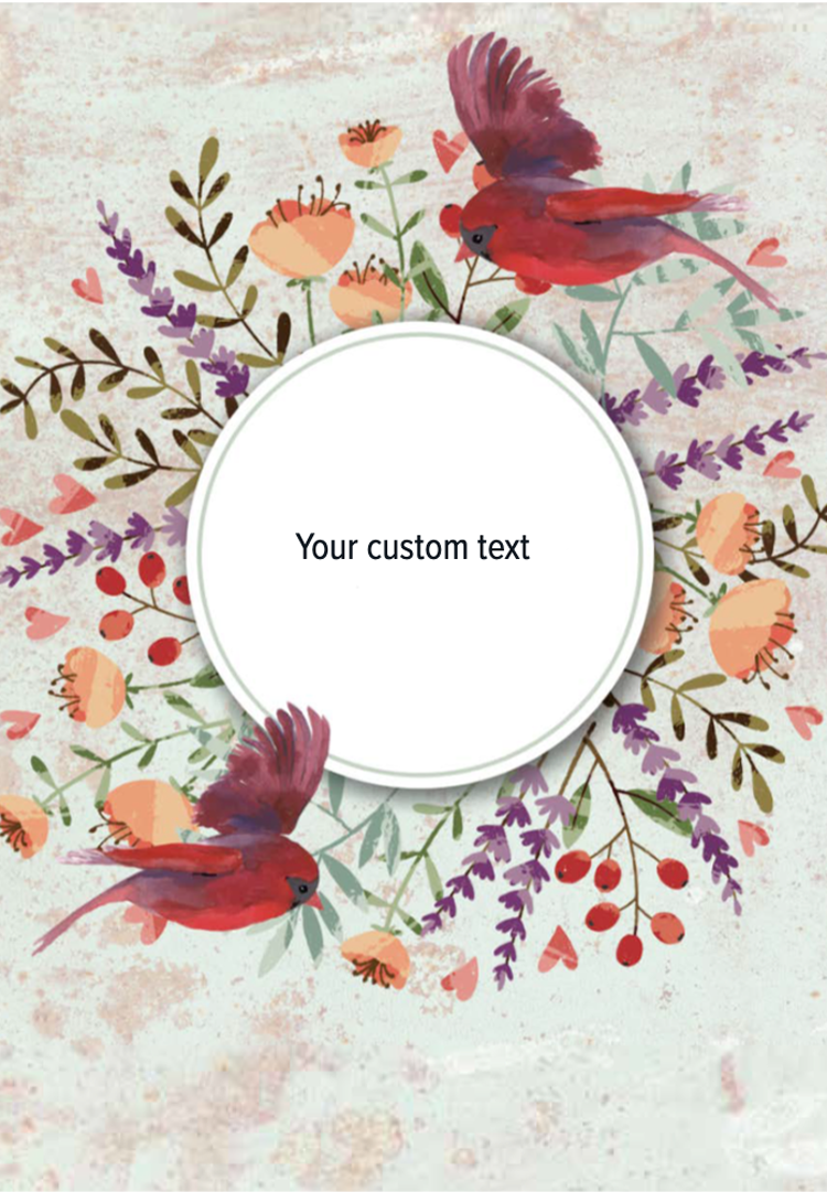 Personalized Seed Packets - God's Masterpiece - Bird & Butterfly Wildflower Mix