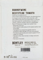 Tomato-Brandywine 1885 Back Packet