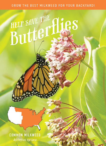 Regional Help The Butterflies - Common Milkweed Seed Packets