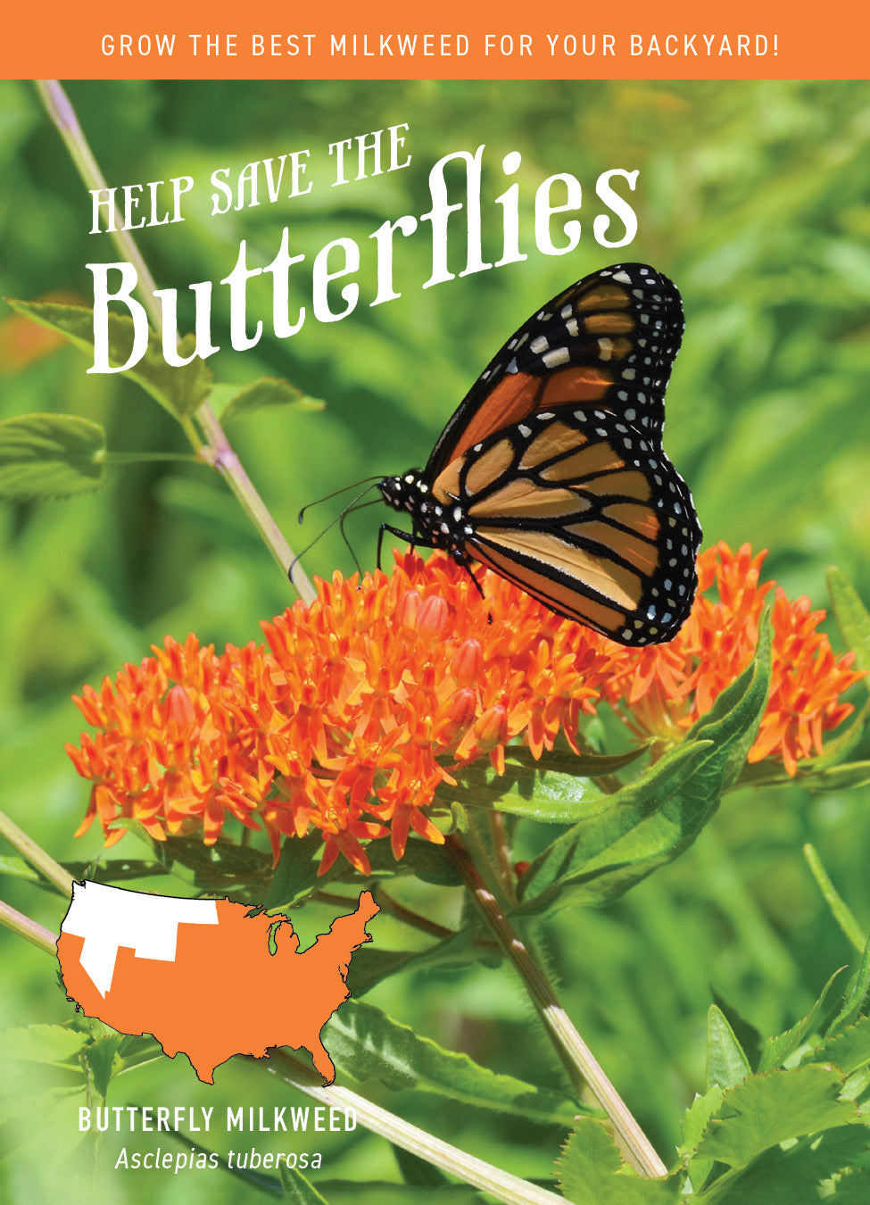 Regional Help The Butterflies - Butterfly Milkweed Seed Packets