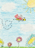 Cambridge Central School Fourth Grade Bee Art - Pollinator Mix Seed Packets
