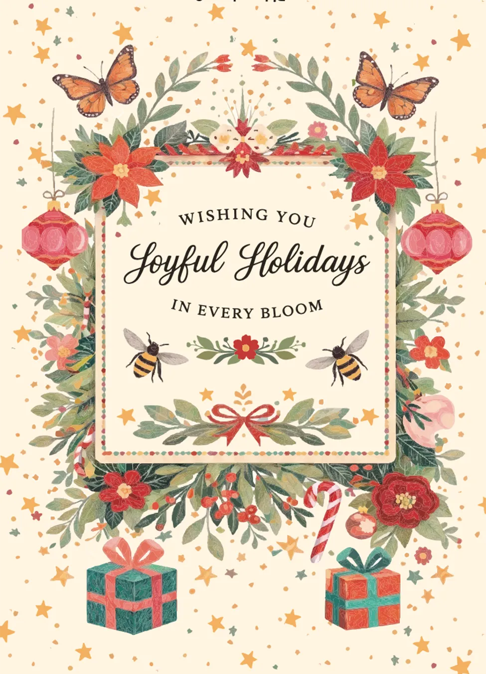 Joyful Holidays - Pollinator Wildflower Mix Seed Packets