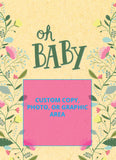 Custom Seed Packets: Oh Baby Bouquet Flower Seed Favor in Yellow - Bentley Seeds