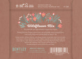 Hello Spring Brown Background - Wildflower Mix Seed Packets