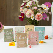 Oh Baby Baby Shower Brown flower seeds