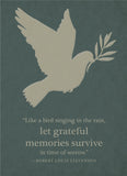 Grateful Memories Dove with Bird and Butterfly Mix Seed Packet Favor - Bentley Seeds