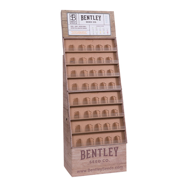Empty Retail Seed Display Rack for 500 Packets - Bentley Seeds