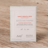 All Things Grow With Love" Baby's Breath Seed Favor - Bentley Seeds