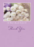 Custom Seed Packets: "Thank You -  Baby Shower" Baby's Breath Flower Seeds Packet - Bentley Seed