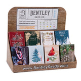 Season's Greetings Horizontal Gift Tag - Peppermint Seed Packets - Bentley Seeds