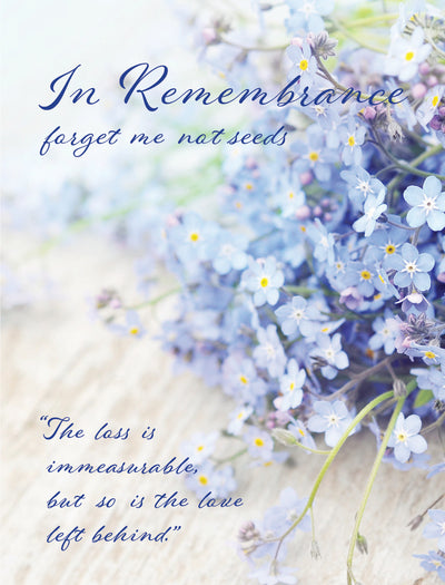 In Remembrance Love Left Behind garden seeds