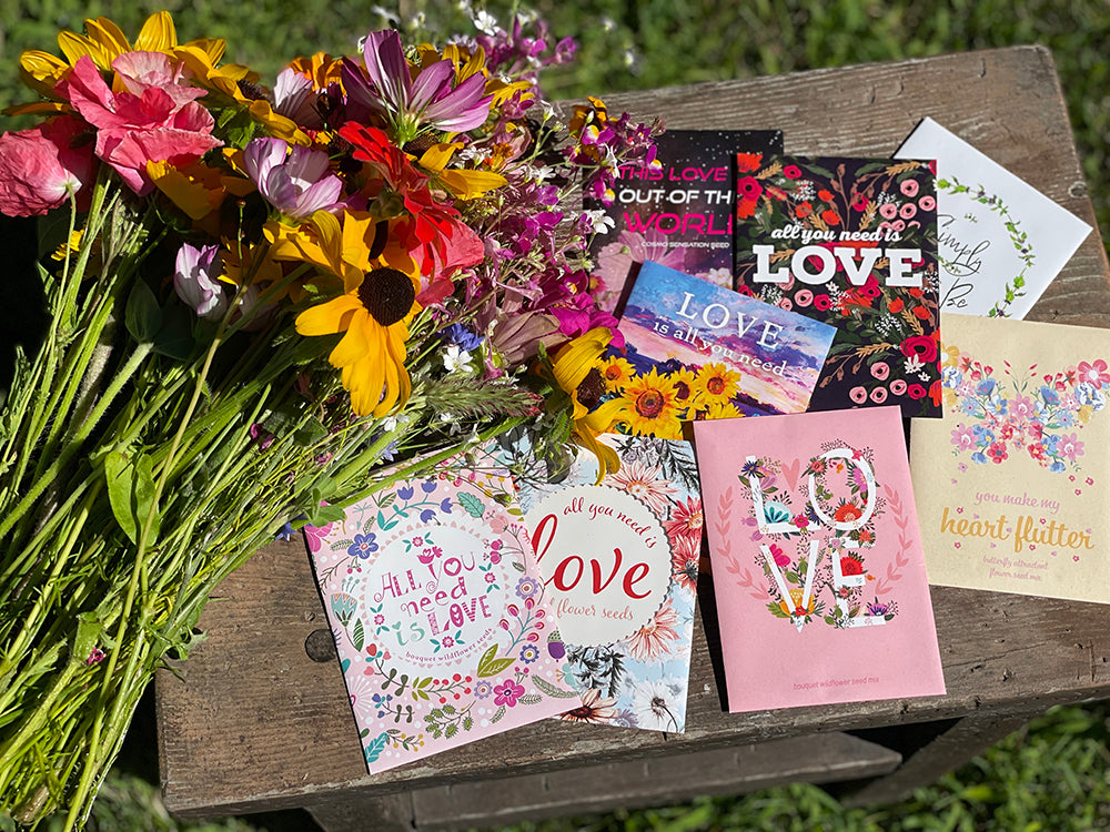 LOVE is all you need seed packet