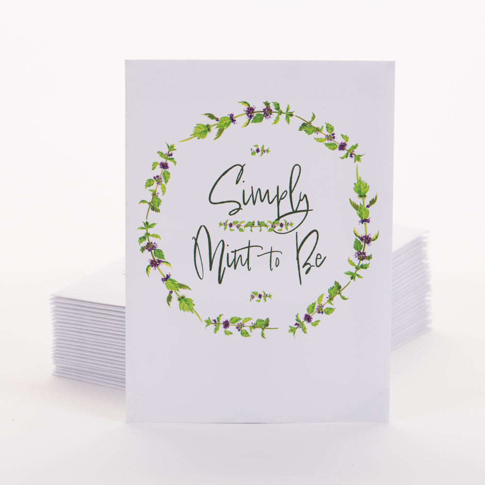 Simply Mint to Be seed packet