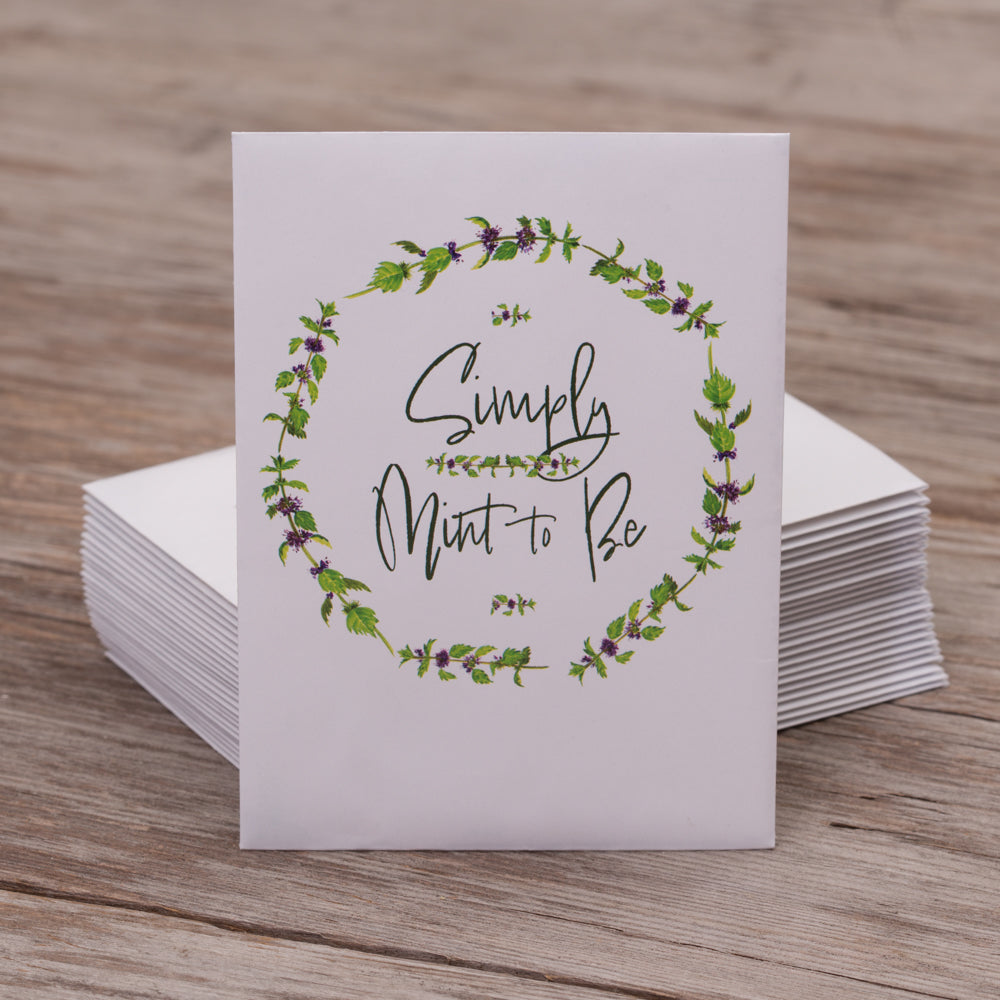 Simply Mint to Be seed packet