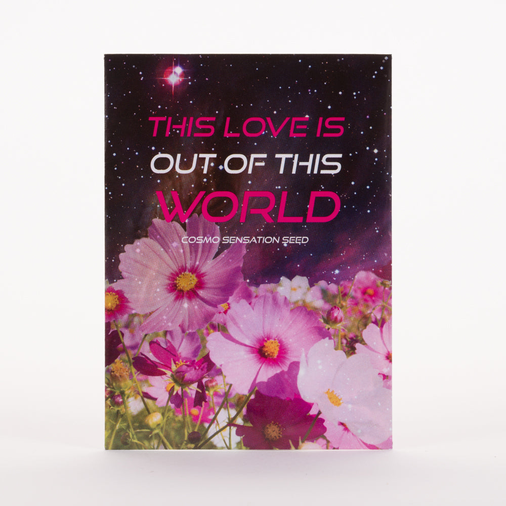 Love is Out of this World seed packet