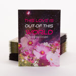 250 Piece Love Favor Seed Packet Retail POS Corrugated Display seed packet