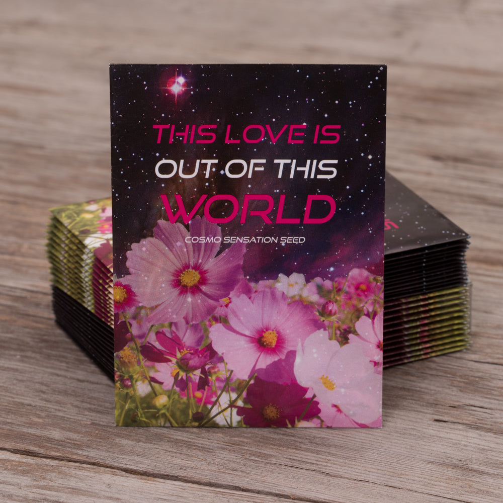 Love is Out of this World seed packet