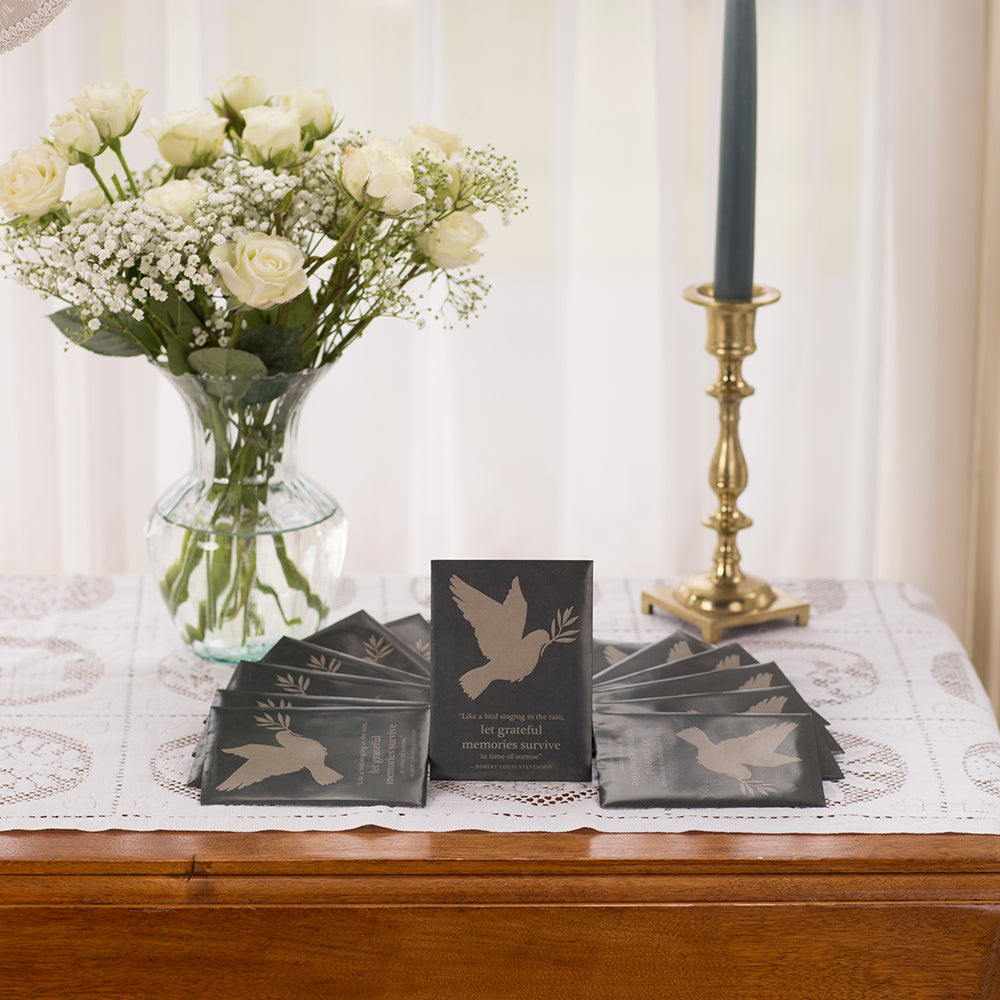 memory flower seeds Grateful Memories - Bird and Butterfly Wildflower Mix Seed Packets