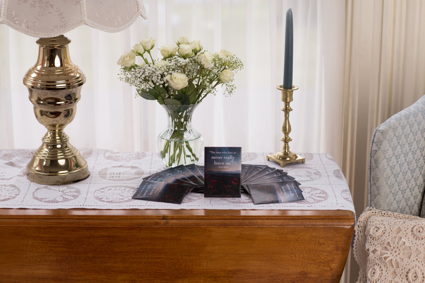 Remembrance "The Ones Who Love Us Never really leave us." Poppies Seed Packet Favor - Bentley Seeds