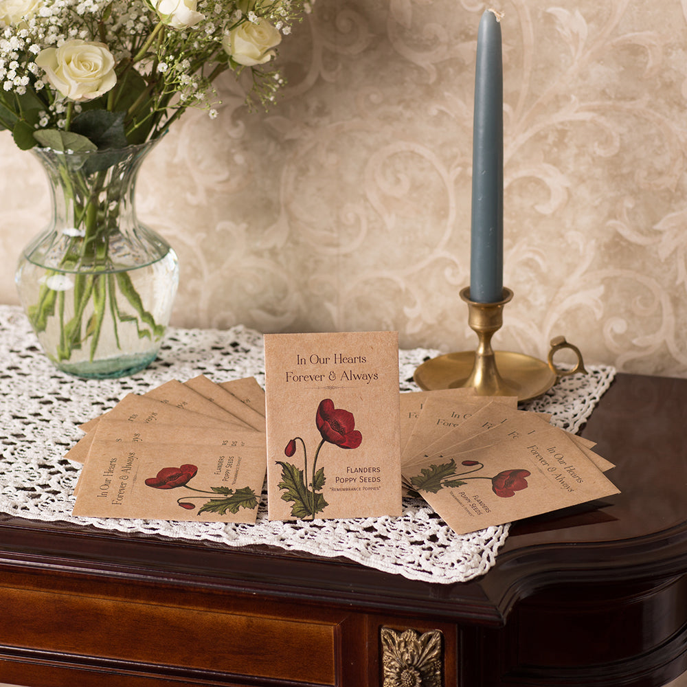 poppy seed flower memorial day In Our Hearts Remembrance Memorial